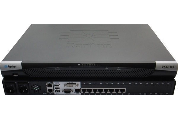 RARITAN DKX3-108 Switch KVM IP Cat5 8p. Acces 1 local/ 1 distant
