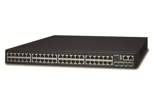 SGS-6341-48T4X - Switch manag./stackable L3, 48 Gigabit, 4 SFP+ 10G, rack 19"