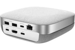 SpeakerPhone docking station USB-C 8 en 1 HDMI 4K LAN 2x USB-A 1x USB-C