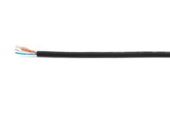 TESCA Microphone souple numérique guipage 2 x 0,22mm² Ø 6 mm gaine noire