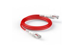 THEPATCHCORD Cordon RJ45 CAT 6A U/UTP rouge - 0,3 m