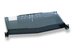 Tiroir optique coulissant vide, pour 4 modules Quick Fit, angulaire