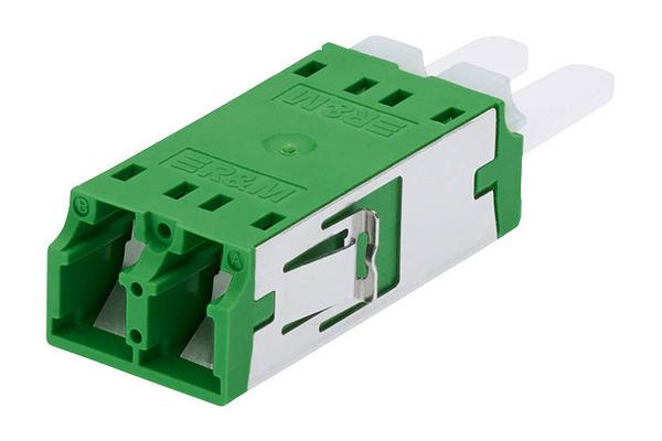Traversée LCD sécurité céramique sans oreille monomode APC vert