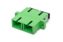 Traversée optique monomode SCAPC/SCAPC duplex, vert