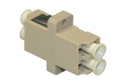 Traversée optique multimode LC duplex, beige, empreinte simplex SC