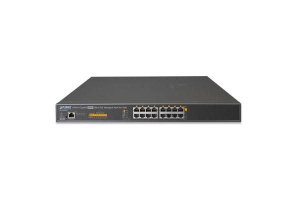UPOE-800G - Inject./hub manag. Ultra PoE 60 W, 8 ports 1000Base-TX, rack 19"