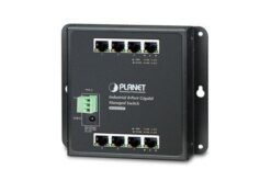 WGS-4215-8T - Switch indus. IP30 manag. L2, 8 ports Gigabit, montage sur mur