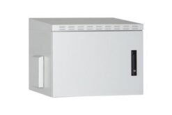 EKIVALAN Coffret IP55 outdoor 16U - 450mm - Porte métal - Gris