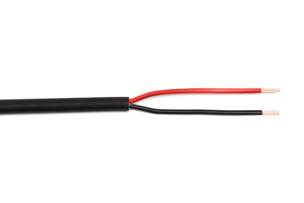 HP rond 2 x 2,5mm² gaine noire