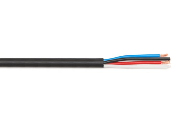 HP rond 4 x 2,5mm² gaine noire