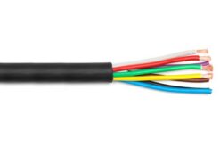 HP rond 8 x 4mm² gaine noire