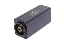NEUTRIK ADAPTATEUR SYMETRISEUR XLR MALE VERS RCA FEMELLE NOIRE