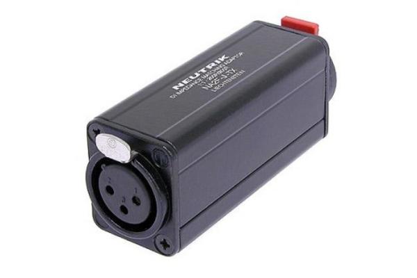 NEUTRIK ADAPTATEUR XLR FEMELLE-JACK FEMELLE ISOLE SUR TRANSFO