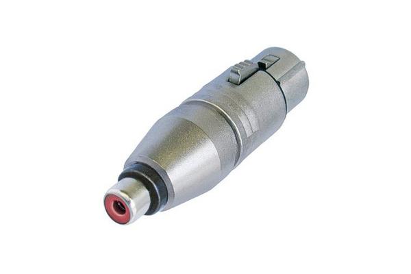 NEUTRIK ADAPTATEUR XLR FEMELLE / RCA FEMELLE FORMAT CONNECTEUR