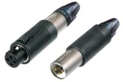NEUTRIK Fiche XLR ConvertCON 3 pôles mâle/femelle