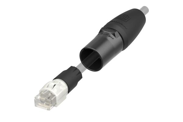 NEUTRIK Fiche etherCON RJ45 noire IP65