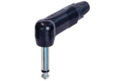 NEUTRIK Fiche jack 6.35 mono coudée noire